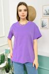 144026 B Yaka Duz Basic Tshirt
